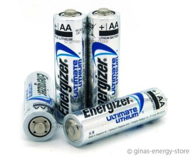 20 x Energizer Ultimate Lithium AA Mignon Batterie FR6 L91