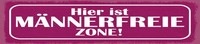 Holzschild 10X46 Cm Hier Ist MäNnerfreie Zone Deko Geschenk Schild