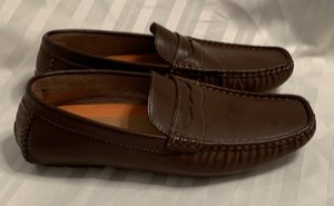 Jousen Milan Polished Brown Boat‎ Shoes Loafers- Size 10 - Slightly Used Amazon.com | Jousen Men main image 4
