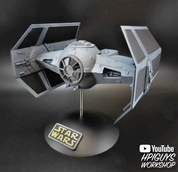 MPC Star Wars: A New Hope Darth Vader Tie Fighter Kit Modelo Escala 1:32 Foto 4 de 4