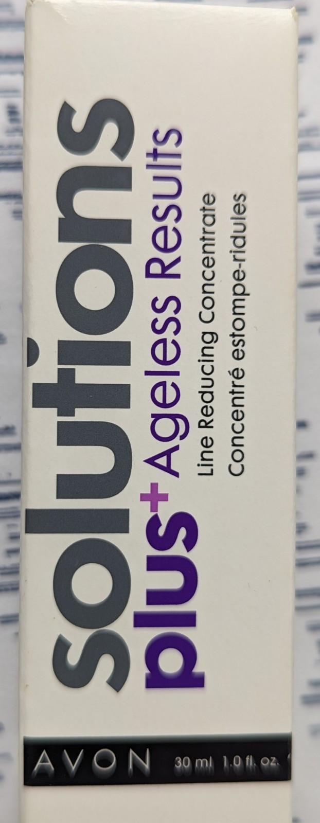 AVON Solutions AGELESS RESULTS Line Reducing Concentrate 1 oz Anti-Aging Serum