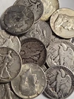 20 Coin Roll of 90% Silver Half Dollars ($10 Face Value) SKU36