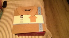 New Member's Mark Men's Short Sleeve Stretch Pique Polo Size L Tan