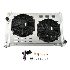 For 82-92 Chevy Camaro Pontiac Firebird 3 Row Radiator+Shroud Fan+Thermostat Kit