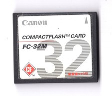 Canon 32MB MEGABYTE FC-32M CF Compact Flash Camera Memory Card