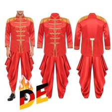 Herren Arabischer Prinz Cosplay Militärische Jacke + Haremhose Bloomers Kostüm 