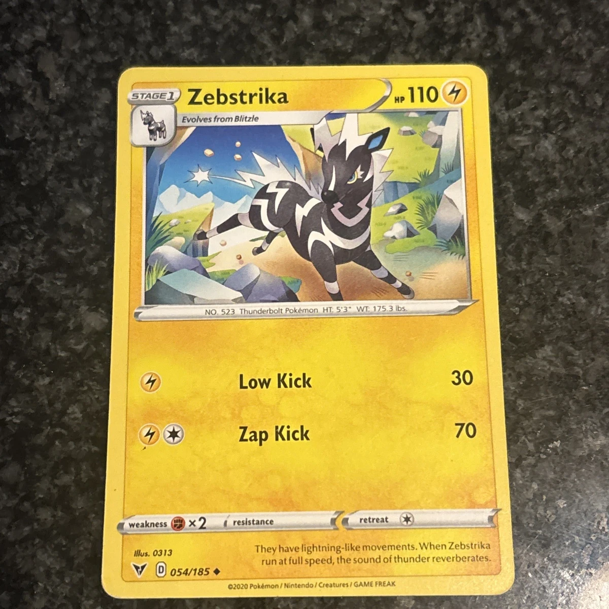 Zebstrika Pokemon Card for sale | eBay