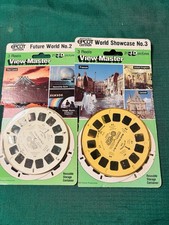 View-Master 3D Pair vtg EPCOT CENTER Future World 2  Epcot World Showcase 3
