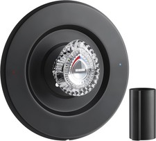 Matte Black Shower Trim Kit for Moen T470 and 1225, Includes Handle and Parts