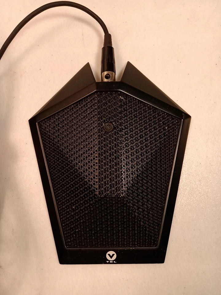 复古边界桌面麦克风 * 二手,状况良好 带 25 英尺长线 — 第 2/4 张图片