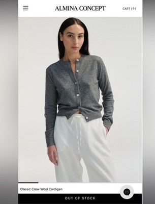 Almina Concept Merino Wool Cardigan Size Small NWT