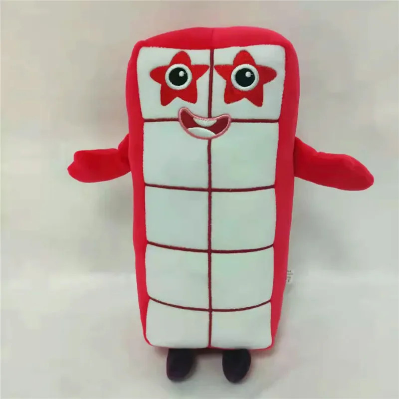 10pcs Number Plush Toys Set Educational Stuffed Doll Kids Learning Teaching Gift