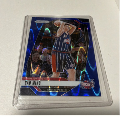 Panini Prizm Blue Prizm Legends Yao Ming #284 Houston Rockets NBA Card /99