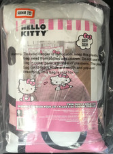 NEW Hello Kitty Pink with Hearts Twin Size Quilt Sham Set Super Soft
