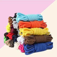 No Elasticity Round Shoelaces Sport Shoe Strings Sneakers Boot Lace-25 Colors