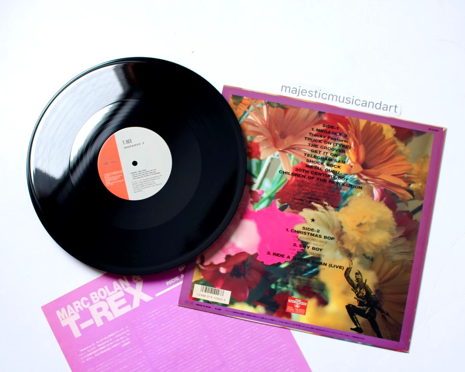 BEAUTIFUL COVER VINTAGE VINYL T REX GET IT ON LP NM T.REX T-REX - Image 4 of 4