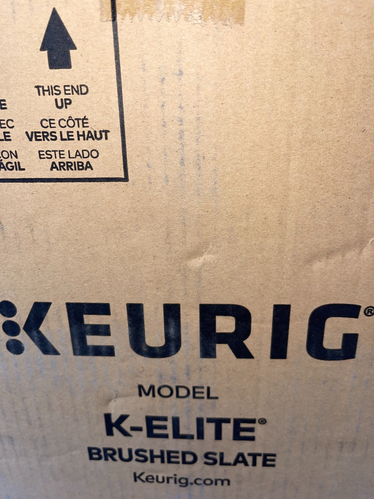 Keurig K-Elite Single-Serve K-Cup Pod Coffee Maker, Brushed 