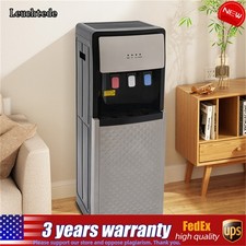 Grey 3 Temperature Bottom Loading Hot/Cold Water Dispenser With Safety Lock