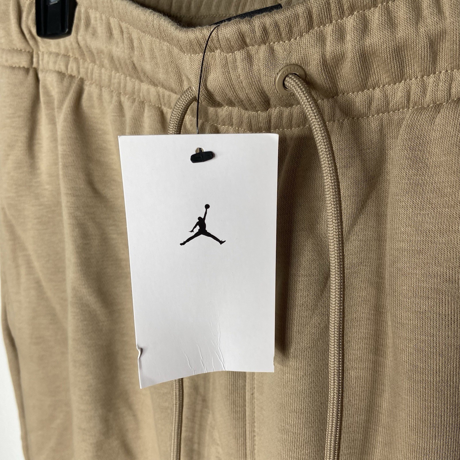 FV7279-257 Nike Air Jordan Brooklyn Fleece Joggers Sweatpants Khaki Men's Size L thumbnail 5