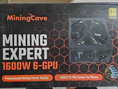 Mining Expert PSU 1600W 6 GPU (Mining Cave ATX Power Supply)