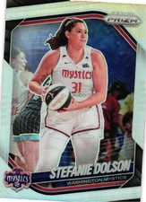 2025 Panini Prizm WNBA #112 Stefanie Dolson Silver Prizms