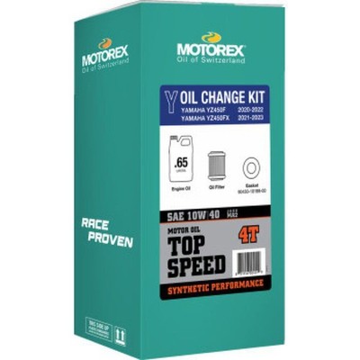 Motorex Oil Change Kit Top Speed 10W-40