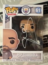 Pep Guardiola Signed Manchester City Football Club Funko Pop! Autograph ACOA
