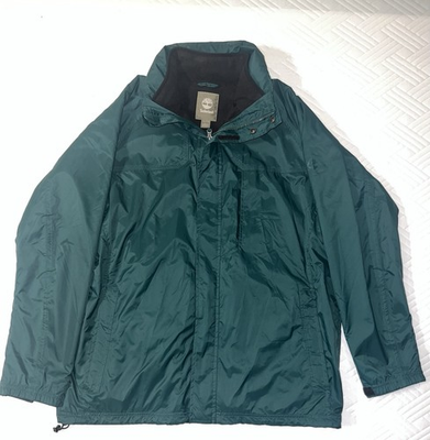#ad Timberland 3 1 Men’s Green Waterproof Packable Hood and Zip In Fleece Jacket XL $54.99