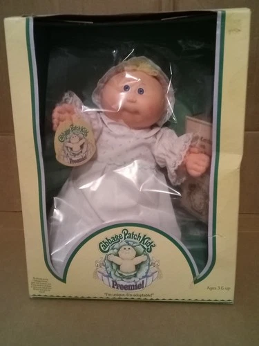 Vtg 1983 Cabbage Patch Preemie Girl Doll Lana Di New Open Box