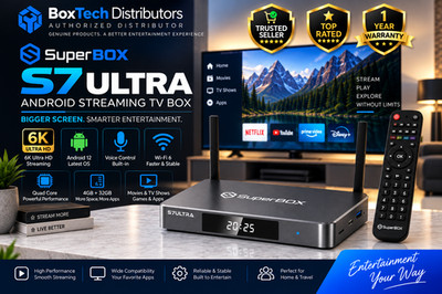  SuperBox S7 Ultra 128GB 6K TV Box | Authorized Distributor | Same-Day Ship 