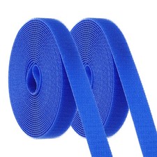 2pcs Carpet Marker Strips 0.8 Inch x 16.4 Ft, Floor Markers Nylon Strip, Blue