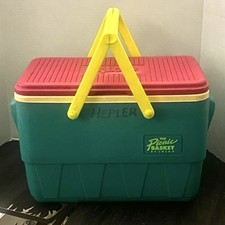Vintage Retro 1992 IGLOO Picnic Basket Cooler...