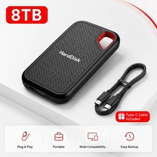 external hard drive 8TB High Speed Capacity Solid State Usb3.2 Laptop Mac And PC