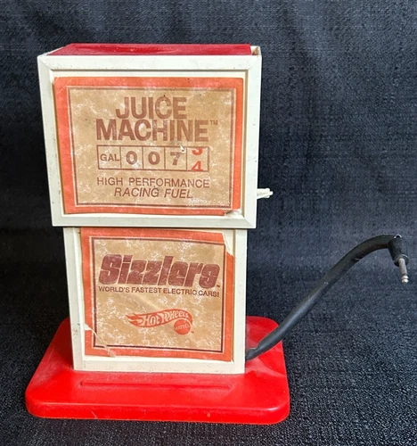 Vintage Hot Wheels Sizzlers Juice Machine Charger Mattel 1970s Electric Cars