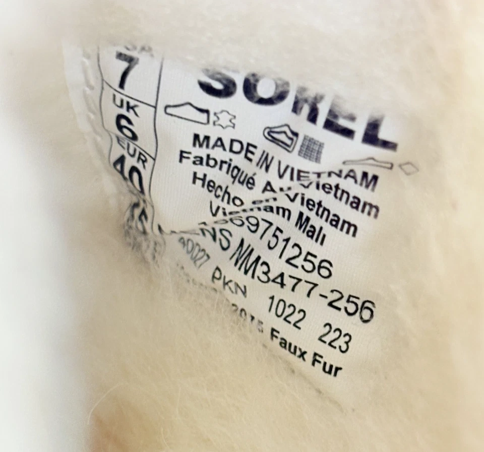 Sorel Manawan II Zapatillas Botas Para Hombres 7 M Marrón Gamuza Imitación Piel Forradas Tabaco Foto 4 de 4