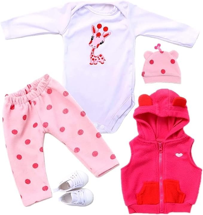 Reborn Dolls Clothes For 17-22 Inch Newborn Baby Dol...