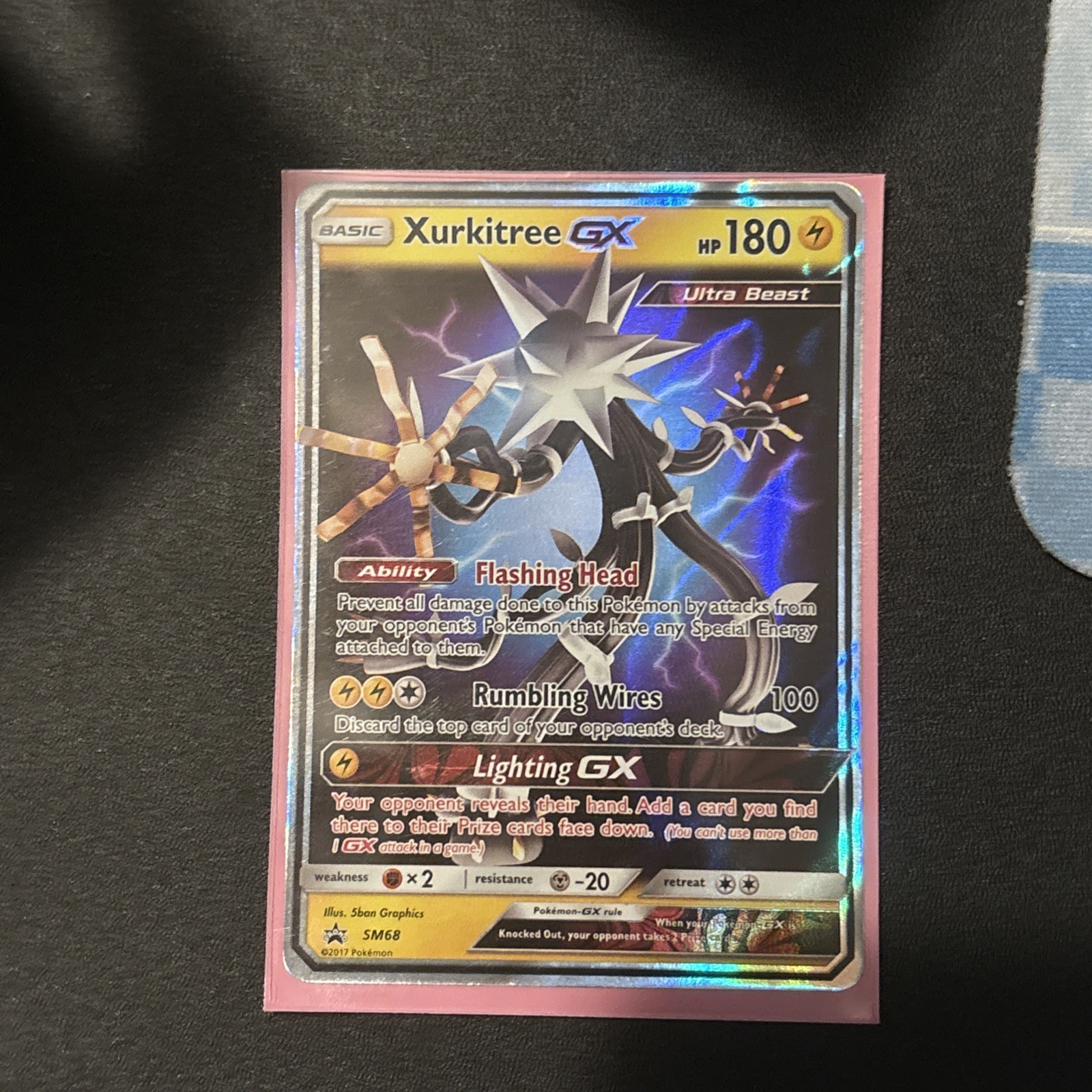 Xurkitree GX Ultra Beast Promo Holo SM68 180 HP Pokémon TCG English Card