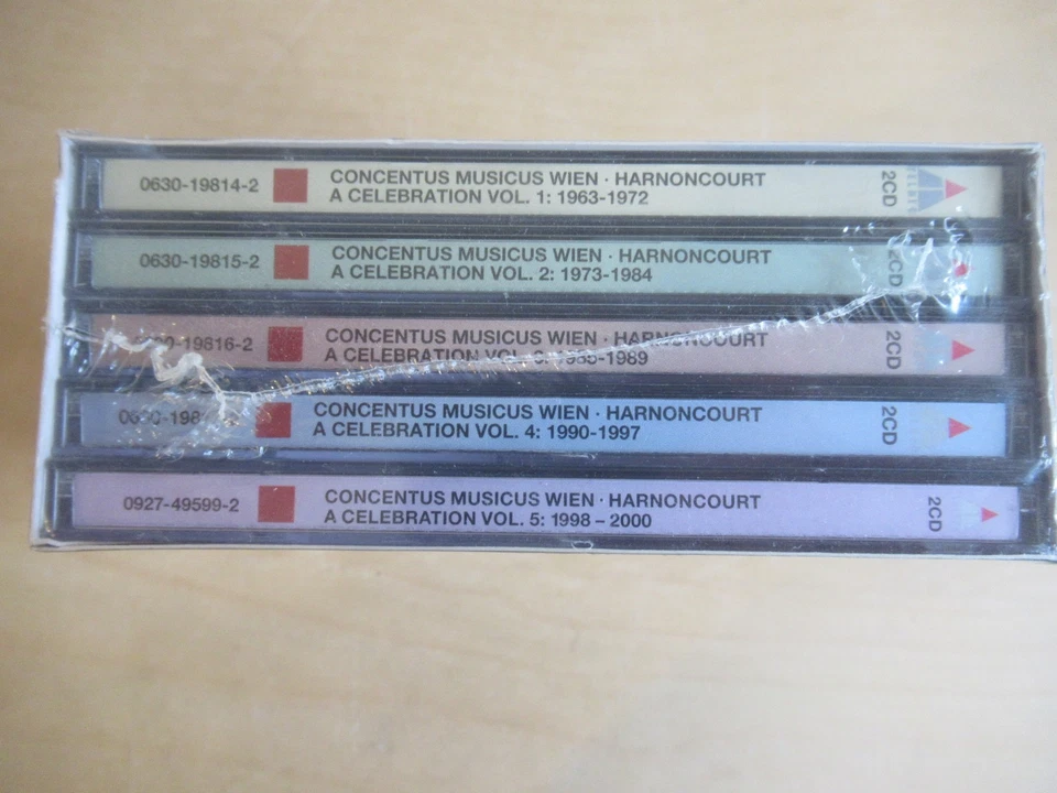 Nikolaus Harnoncourt-A Celebration Concentus Musicus Wien-10er CD Box OVP-sealed - Bild 4 von 4