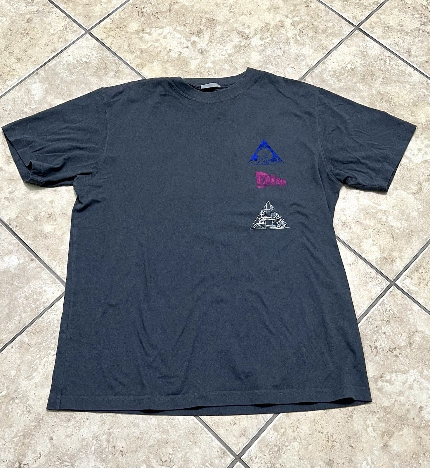 Dior Men’s AsteroDior graphic T-Shirt Size M Authentic