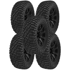 Qty 5 Lt26565r17 Bfg Mud Terrain Ta Km3 120117q Lre Black Wall Tires