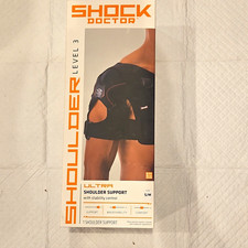 Shock Doctor Ultra Shoulder Support Brace S/M Black Adjustable Stabilization