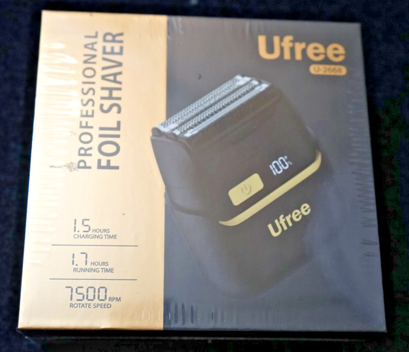 New Ufree Professional Foil Shaver U-2603 Electric Rechargeable Men’s Razor