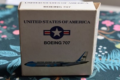 1:600 SCHABAK 935/86 USA Air Force One Boeing 707 VC-137C SAM 27000 Metal Plane