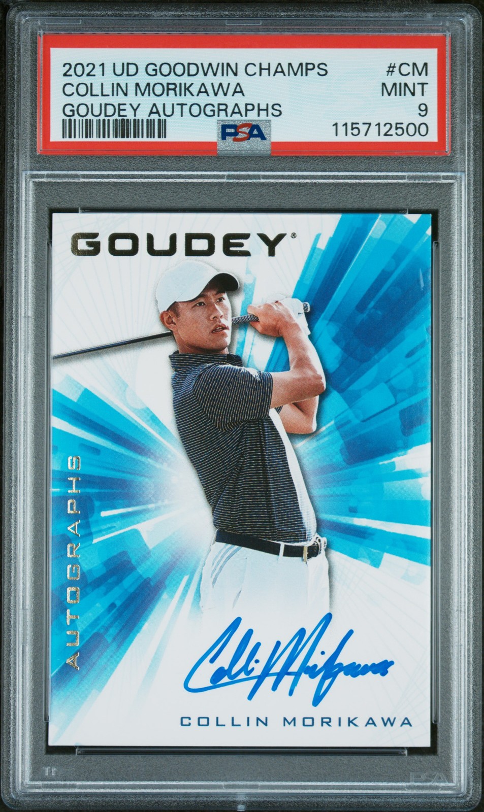 2021 GOODWIN CHAMPIONS GOUDEY AUTOS #CM COLLIN MORIKAWA PSA 9 AUTO 
