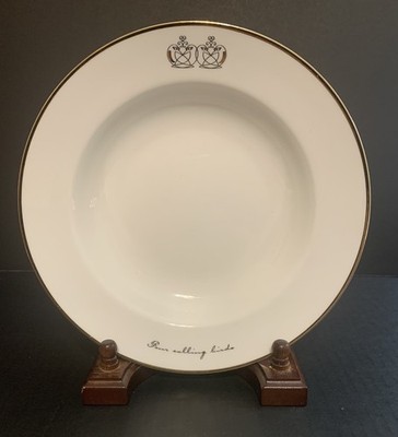 Maxwell & Williams 12 Days of Christmas 9  Rimmed Soup Bowl - Four Calling Birds
