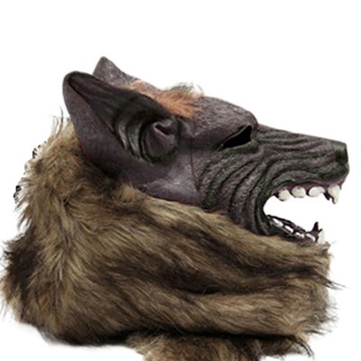 Halloween Wolf Handschuhe Maske Kostüm Tierkostüm Requisiten Party
