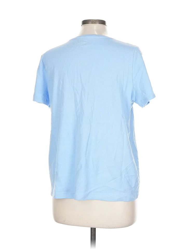 Kim Rogers Women Blue Active T-Shirt L - Image 2 of 4