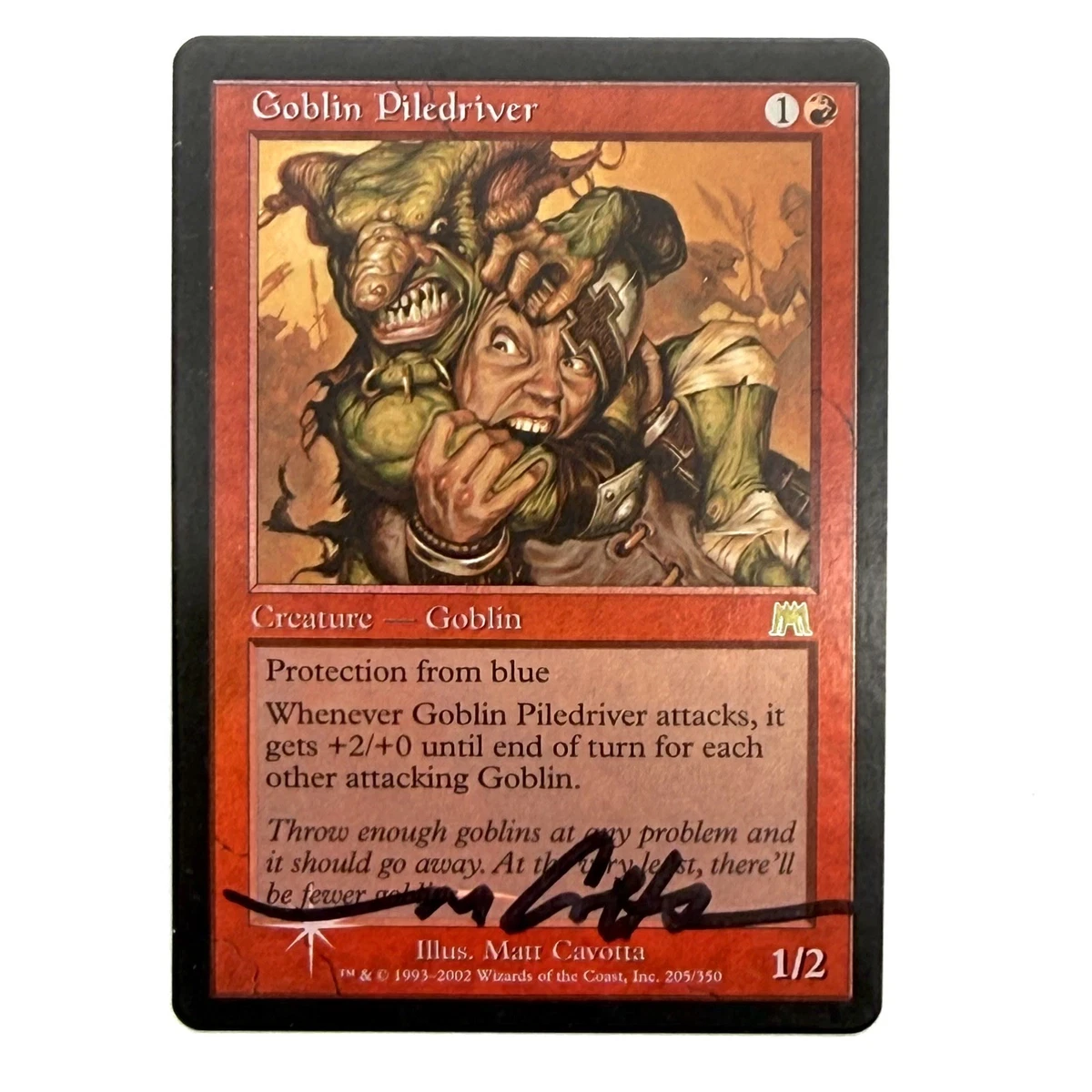 25+ Goblin Piledriver Magic: The Gathering Individual Trading Card