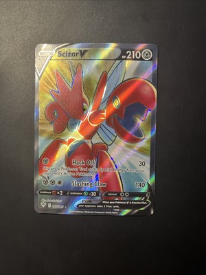 Scizor V 183/189 Darkness Ablaze NM Full Art Ultra Rare Pokemon Card