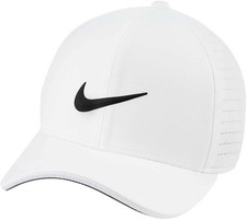 NEW Nike L/XL Adult Classic99 ADV Pickleball Hat Golf Cap-White DH1341-100